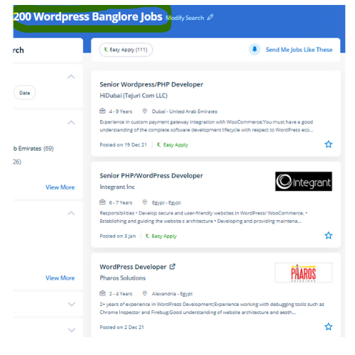 Wordpress internship jobs in Saudi Arabia