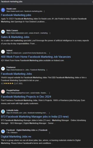 Facebook Marketing internship jobs in Riyadh