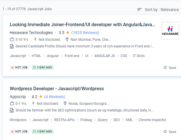 JavaScript internship jobs in Tabuk