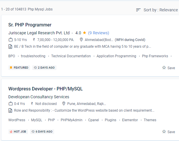 Php/MySQL internship jobs in Riyadh
