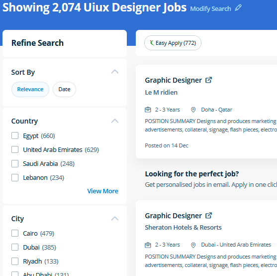 UI/UX Design internship jobs in Mecca